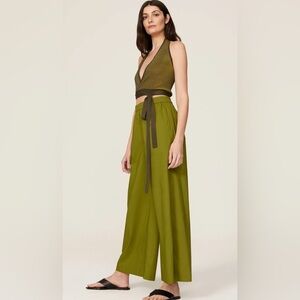 Toccin Green Palazzo Pants size Large